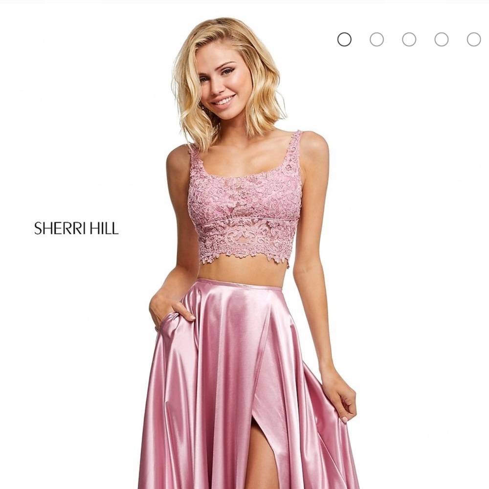 Sherri Hill pink prom dress